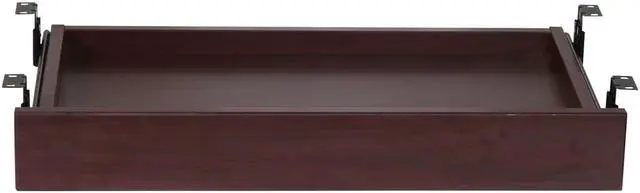 Alt view image 3 of 6 - Lorell Center Drawer 26"x15-3/8"x3-5/8" Mahogany 87524