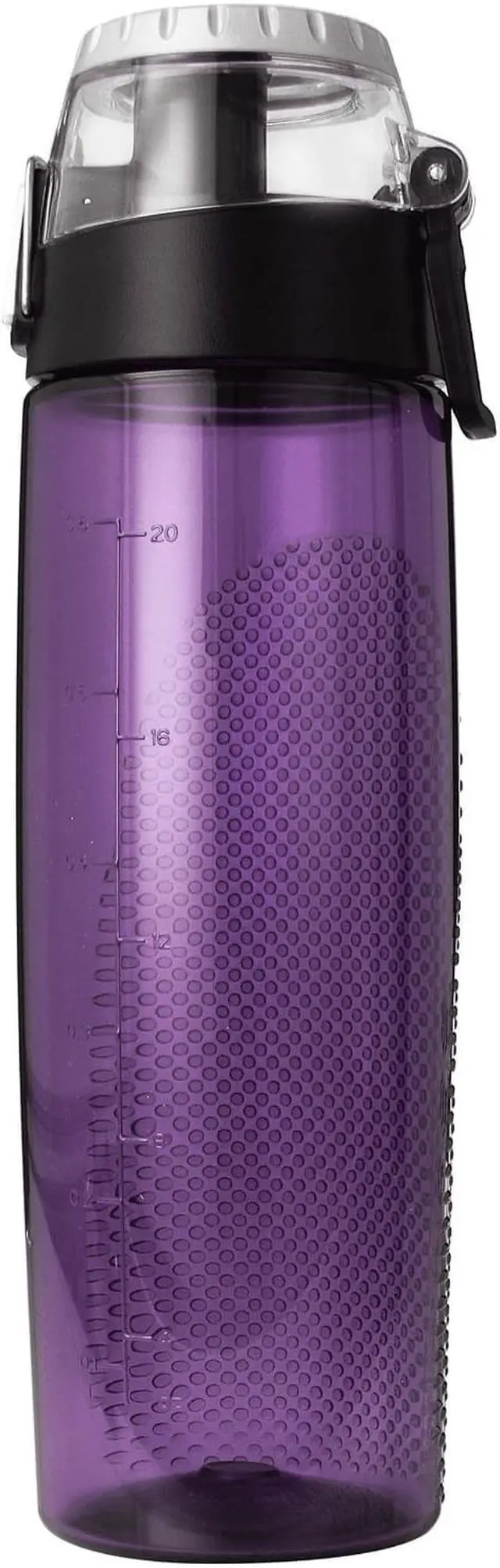 Alt view image 6 of 11 - Thermos HP4100PU6 Thermos 24 oz Plastic Hydration Bottle w Meter Purple
