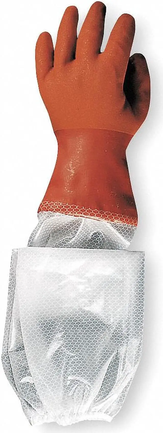 Main image of SHOWA 640L-09 25" Chemical Resistant Gloves with Vinyl Sleeve, PVC, L, 1 PR