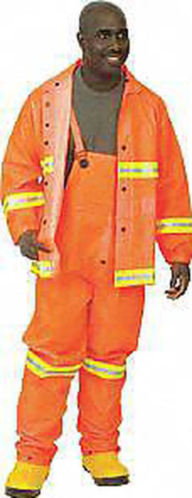 Alt view image 2 of 4 - Mcr Safety Rain Suit,Jacket/Bib,Class 1, Type O,M  2013RM