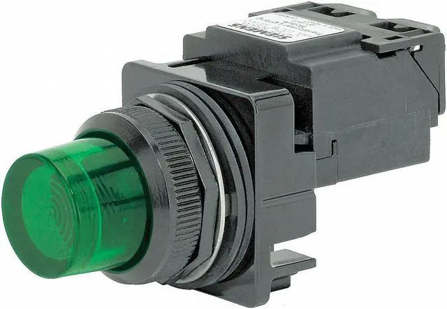 Alt view image 2 of 2 - Pilot Light, LED, Full Voltage, Grn, 120VAC 52BL5E3XB