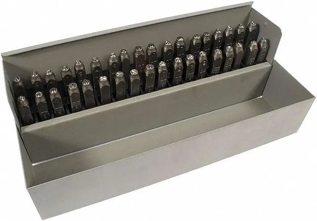 Main image of C.H. HANSON 20624 Letter and Number Set,1/8 In. H,Steel