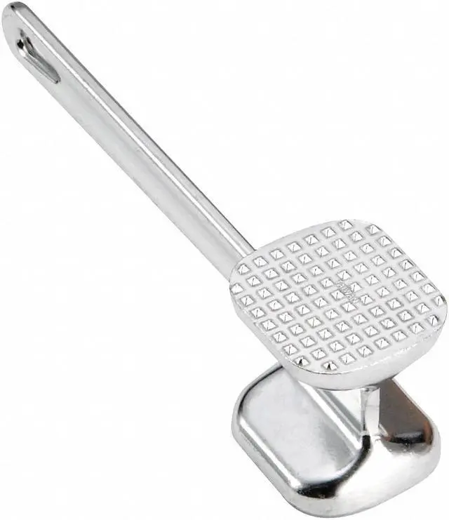 Alt view image 2 of 3 - TABLECRAFT 3005 Aluminum Meat Tenderizer, 2 sides