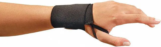 Alt view image 2 of 3 - OCCUNOMIX 311-L68 Wrist Support, Thumb Loop, Black