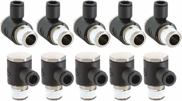 Alt view image 4 of 5 - LEGRIS 3018 56 14 Single Banjo,Tube 1/4In,Pipe 1/4In,PK10