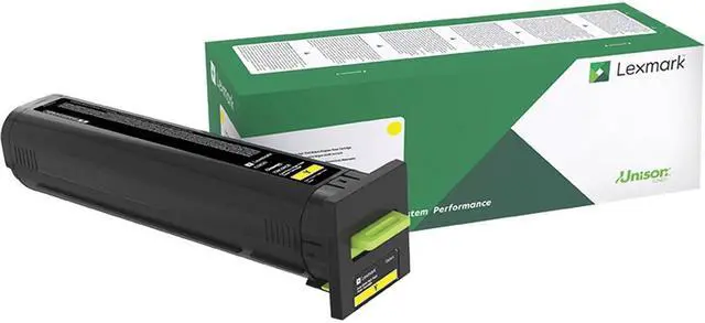 Alt view image 5 of 8 - Lexmark Original Toner Cartridge - Yellow - Laser - 8000 Pages - 1 Each