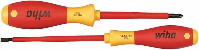 Main image of Wiha Tools Insulated Screwdriver Set, NmPcs2  33532
