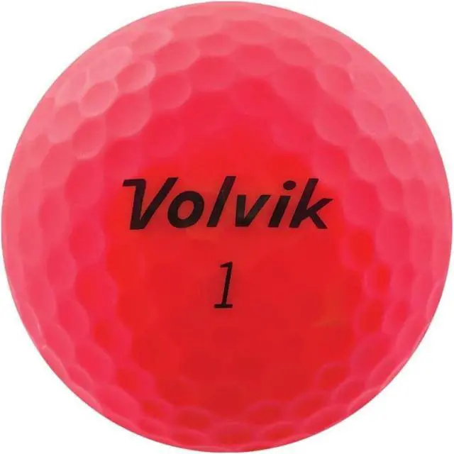 Alt view image 4 of 7 - Volvik 9530 Volvik 2020 Vivid 3 Pc Golf Balls Matte Pink
