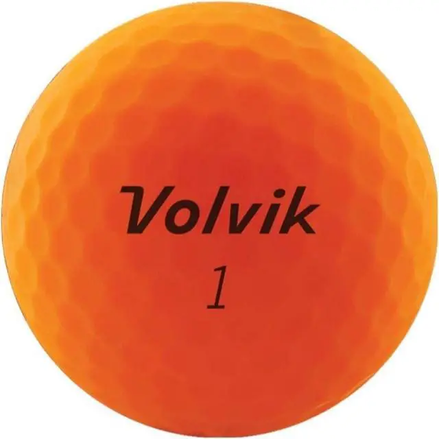 Alt view image 5 of 6 - Volvik 9528 Volvik 2020 Vivid 3 Pc Golf Balls Matte Orange