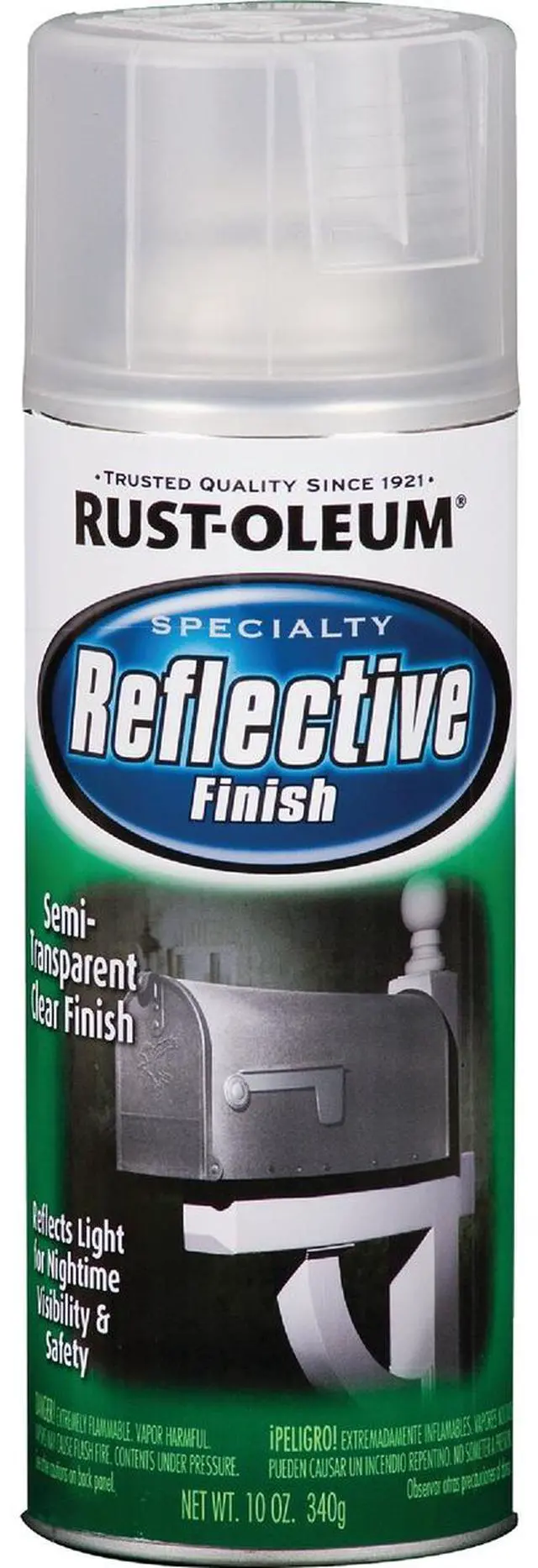Alt view image 5 of 5 - RUST-OLEUM 214944 10 oz. Clear Gloss Finish Reflective Enamel Spray Paint
