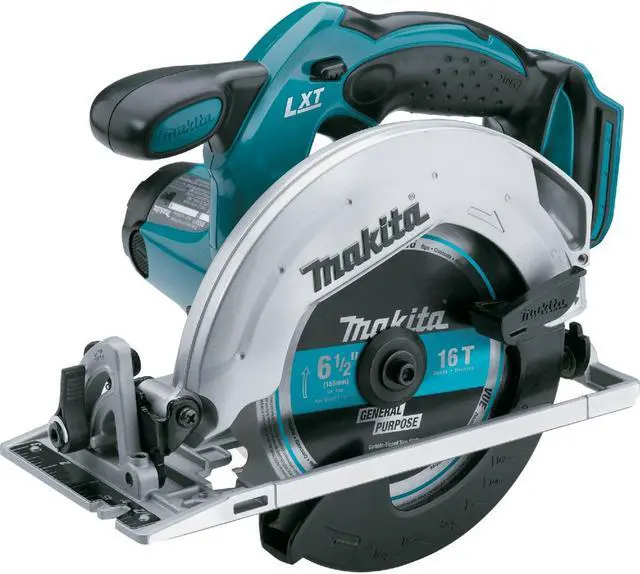 Alt view image 2 of 6 - Makita 18 Volt LXT Lithium-Ion 6-1/2 In. Cordless Circular Saw (Bare Tool)
