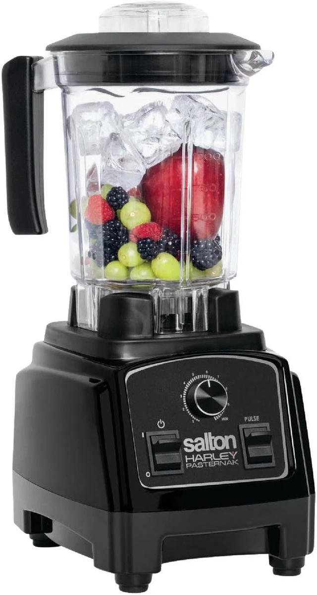 Alt view image 9 of 11 - Salton Harley Pasternak 1000W Compact Power Blender, Black BL1638BL