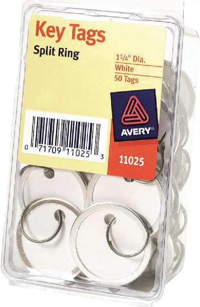 Alt view image 8 of 9 - Avery Products 50Pk 1-1/4" Key Ring 11025 Unit: PKG