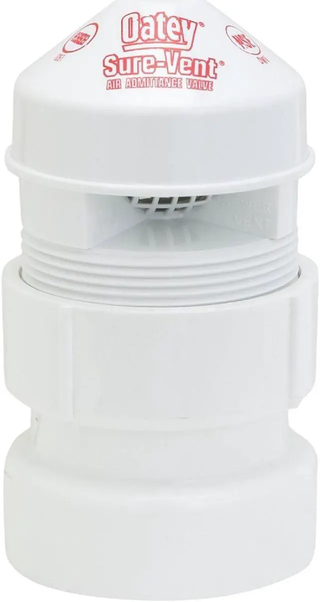 Main image of Oatey 1-1/2 In. to 2 In. Air Admittance PVC Vent Valve 39016