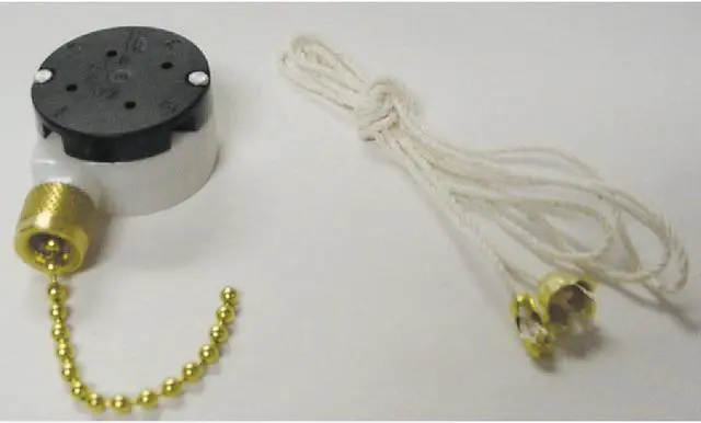 Alt view image 4 of 6 - Gardner Bender SPST 3-Speed Pull Chain Switch GSW-34