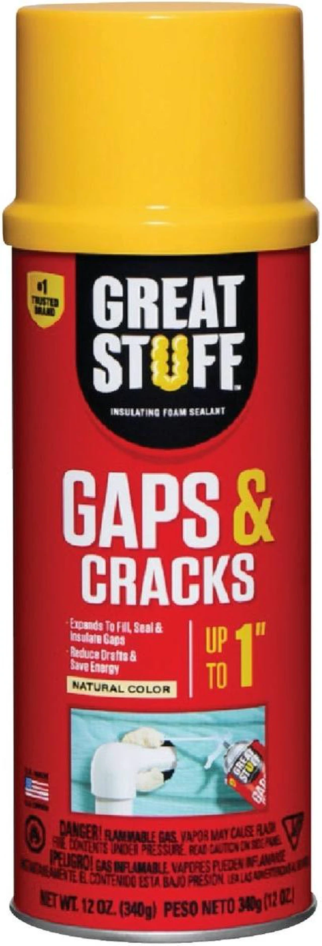 Main image of Great Stuff 12 Oz. Gaps & Cracks 157901