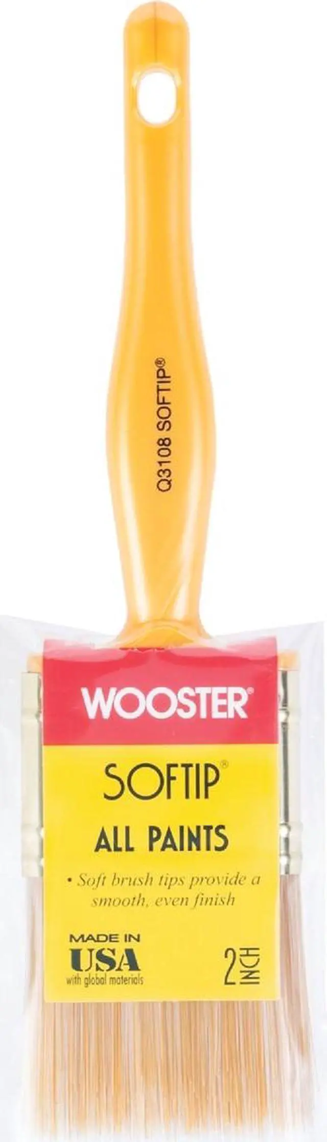 Alt view image 8 of 12 - Wooster Softip 2 In. Flat Sash Paint Brush Q3108-2