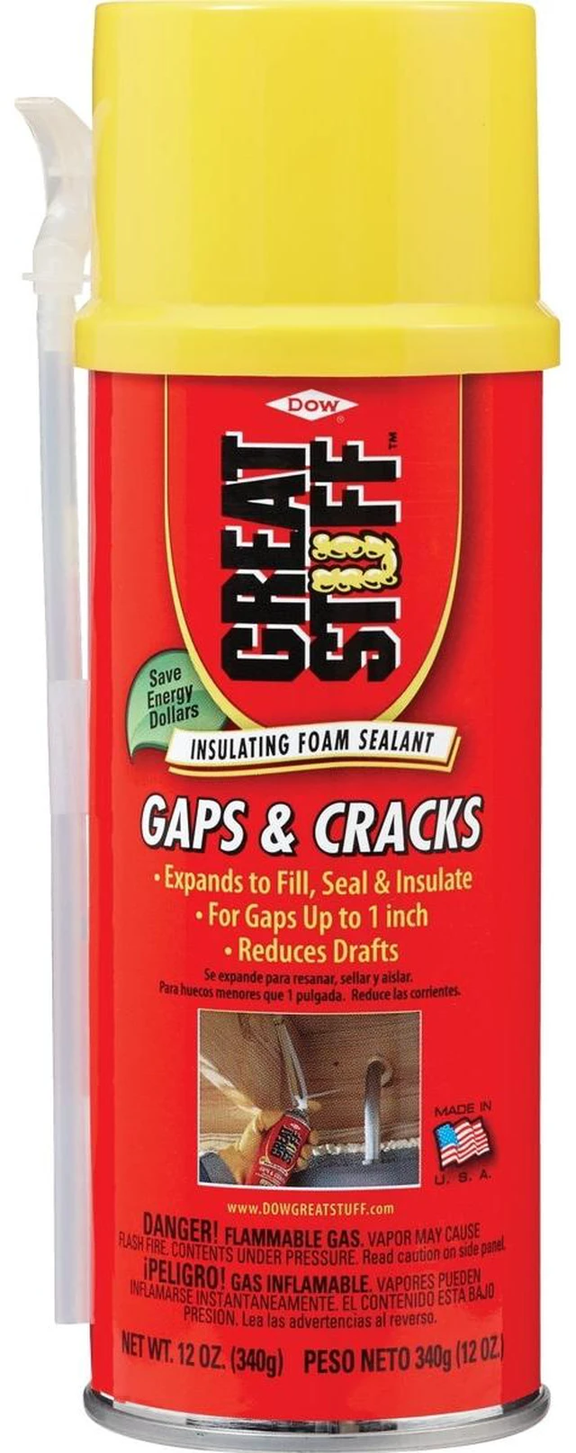 Alt view image 2 of 2 - Great Stuff 12 Oz. Gaps & Cracks 157901