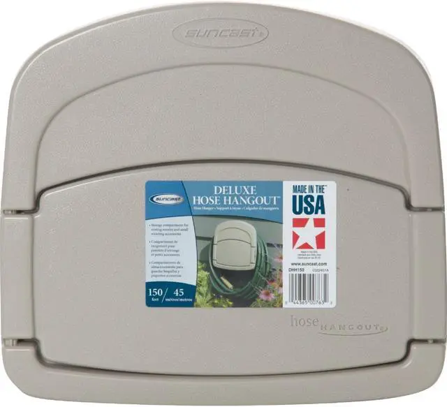 Alt view image 5 of 8 - Suncast HangOut 150 Ft. Deluxe Wall Mount Hose Hanger DHH150