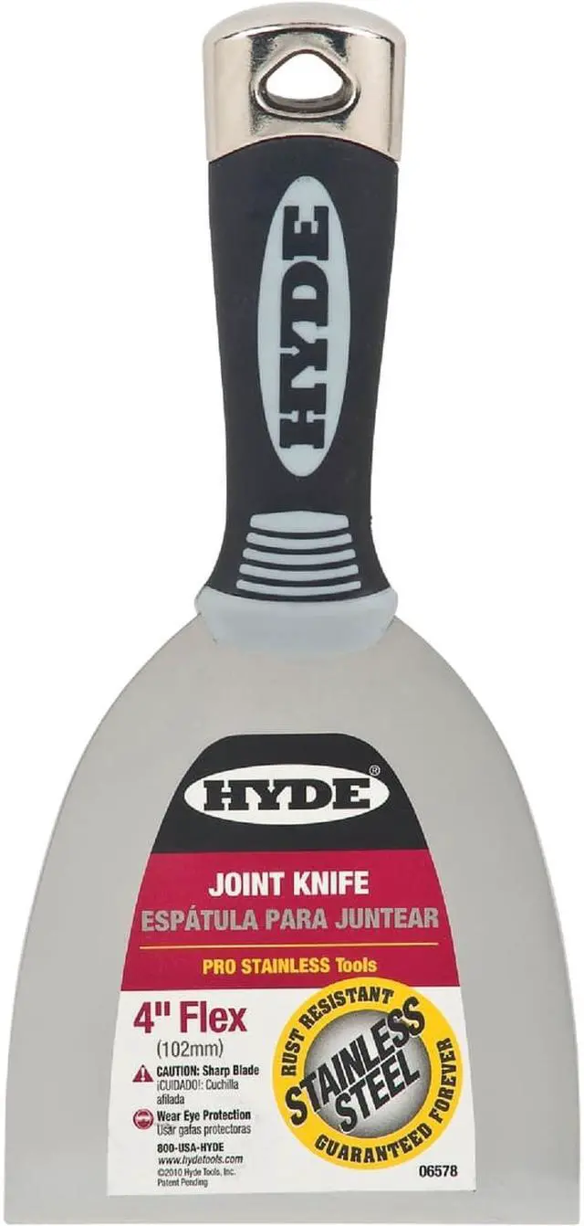 Alt view image 4 of 5 - Hyde Pro Stainless 4 In. Flex Joint Knife 06578