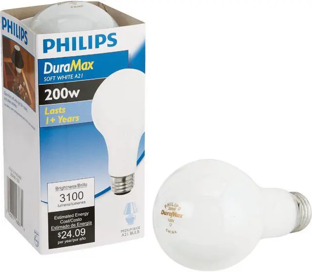 Main image of GE 11585 - 200A/W/1 A21 Light Bulb