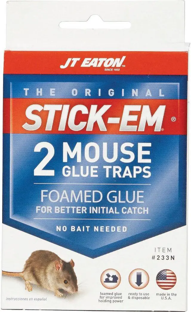 Alt view image 2 of 4 - JT Eaton Stick-Em Glue Mouse Trap (2-Pack) 233N