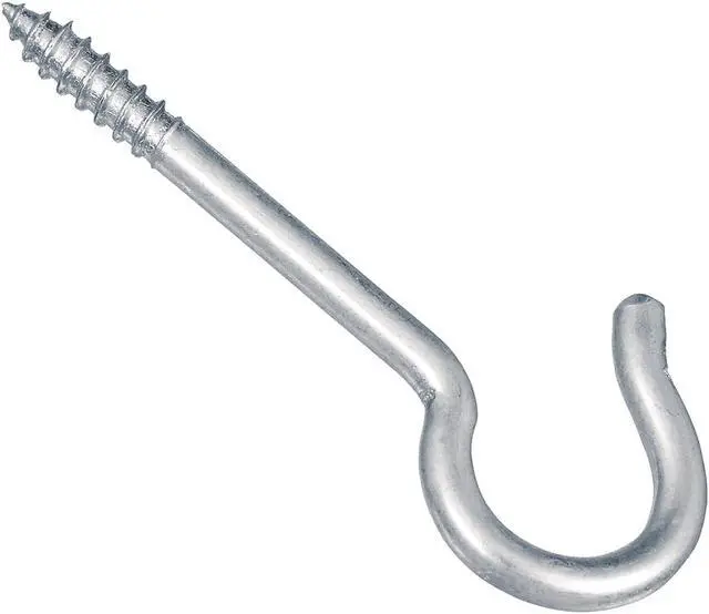 Main image of National #8 Zinc Finish Ceiling Hook (3-Pack) N120857