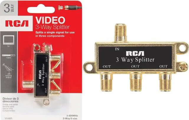 Main image of RCA VH48 Basic Series Video 3-way Signal Splitter
