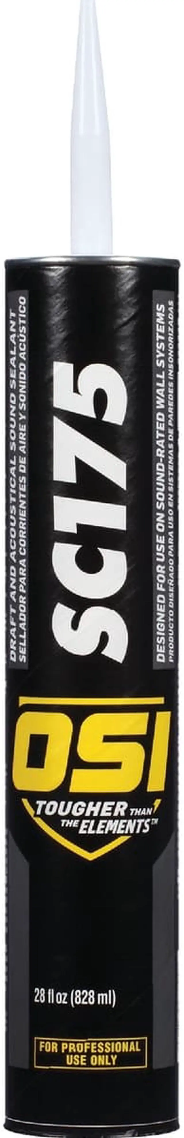 Alt view image 2 of 2 - OSI SC175 28 Oz. Acoustical Sound Elastomeric Sealant, White 1496542
