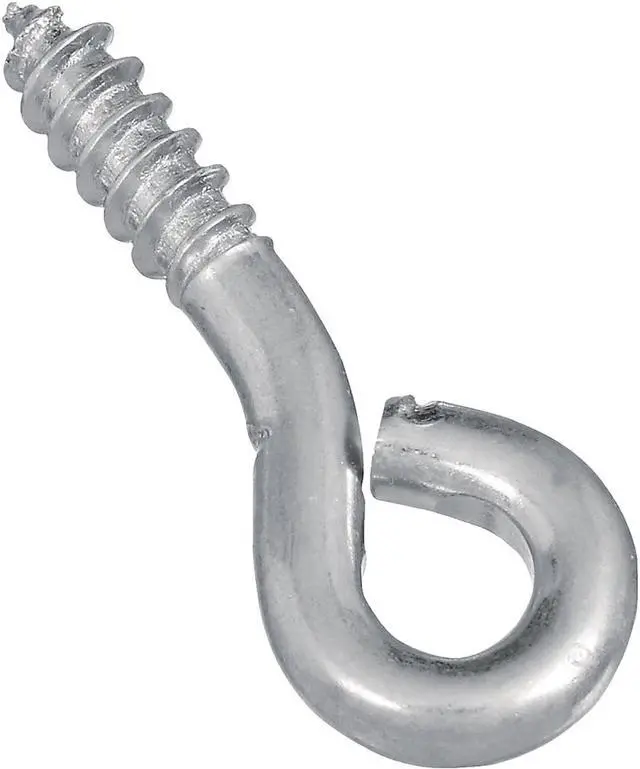 Main image of National #208 Zinc Small Screw Eye (6 Ct.) N118257