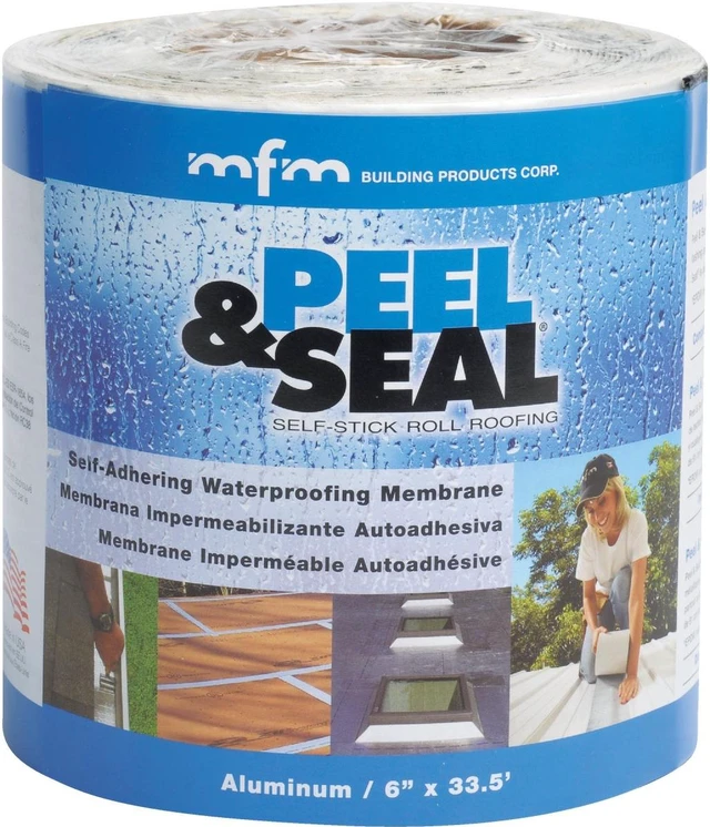 Main image of MFM Peel & Seal 6 In. X 33.5 Ft. Aluminum Roofing Membrane 50042