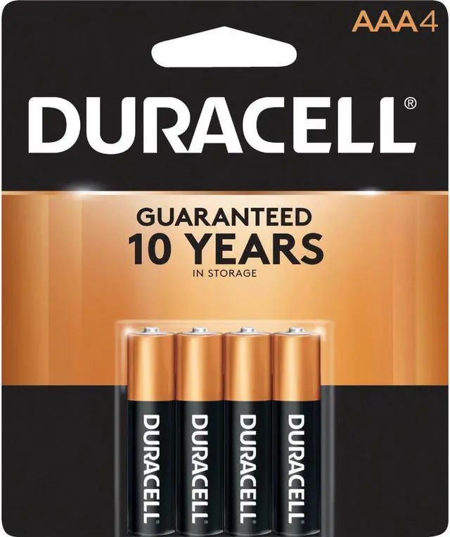 Alt view image 6 of 20 - DURACELL CopperTop MN2400 1.5V AAA Alkaline Battery, 4-pack