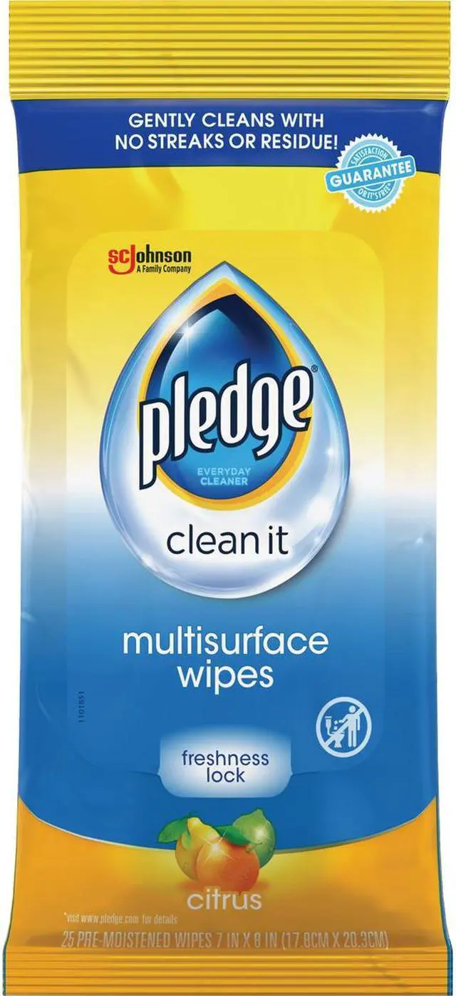 Alt view image 9 of 14 - Diversey Inc Surface Cleaning Wipes 25/PK 7"x8" Citrus Scent 644080EA
