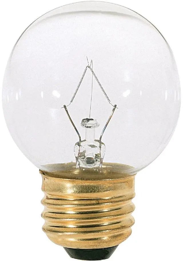 Main image of GE 31106 - 25GM/CL G16 5 Decor Globe Light Bulb