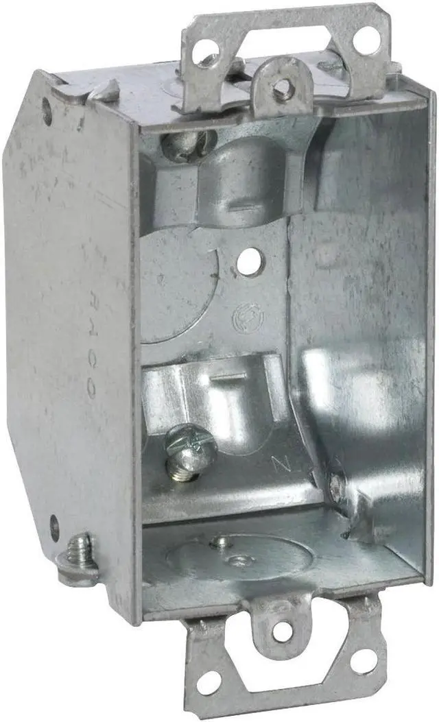 Alt view image 8 of 9 - 2-1/4" Switch Box W/Ears Raco Pvc Switch Boxes 471 050169004715