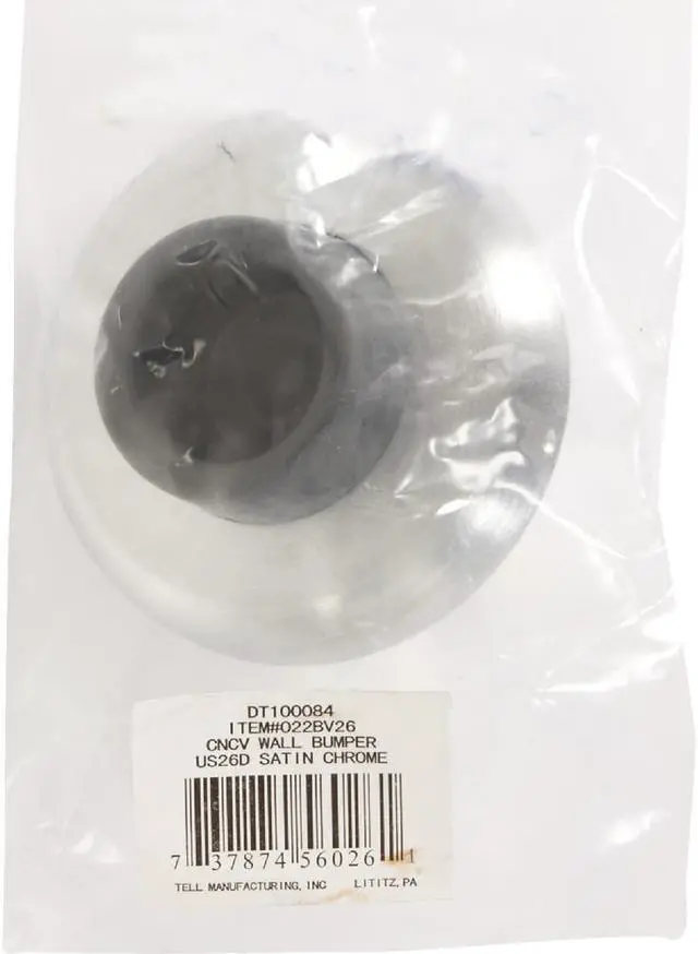 Alt view image 2 of 4 - Tell 2-1/2 In. Concave Wall Door Stop DT100084