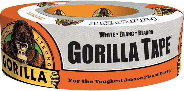 Main image of GORILLA GLUE 6025001 Duct Tape,Round,White,5-3/4 in. dia.