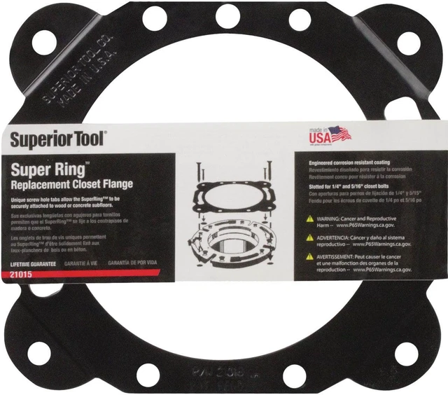 Alt view image 4 of 4 - SUPERIOR TOOL 21015 Closet Flange, Super Ring, Metal