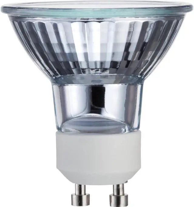 Alt view image 3 of 7 - GE 35w 120v FMW MR16 GU10 Edison Quartzline Flood FL Halogen Light Bulb