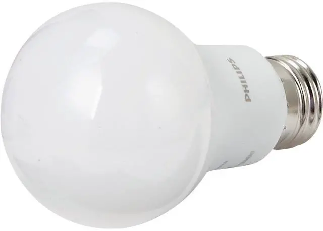 Alt view image 3 of 3 - Philips 100W Equivalent Soft White A19 Medium LED Light Bulb (2-Pack) 461961