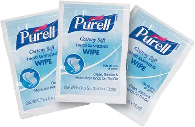 Alt view image 6 of 9 - Cottony Soft Hand Sanitizing Wipes, Single Packets, PK1000 PURELL 9026-1M