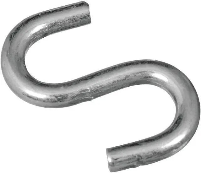 Main image of National 1-1/2 In. Zinc Heavy Open S Hook (4 Ct.) N121616
