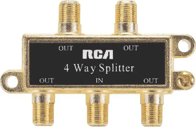 Alt view image 5 of 6 - RCA VH49R Splitter (4 way)
