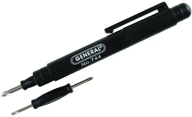 Main image of General Tools Pocket Precision Screwdriver 744DB Pack of 24