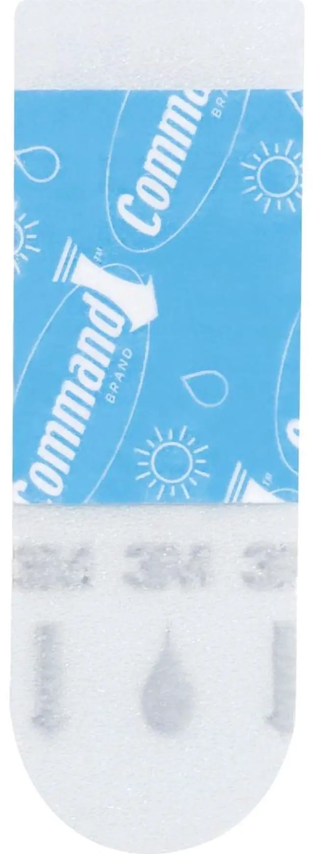 Alt view image 3 of 3 - Command Outdoor Light Clips Small Foam Strips Refill (16 Count) 17022AW-ES-16PK