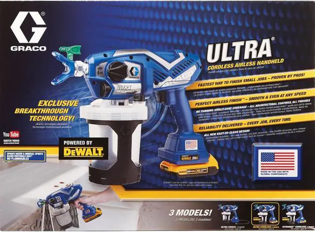 Alt view image 2 of 4 - GRACO 17M363 Handheld Paint Sprayer,32 oz. Capacity