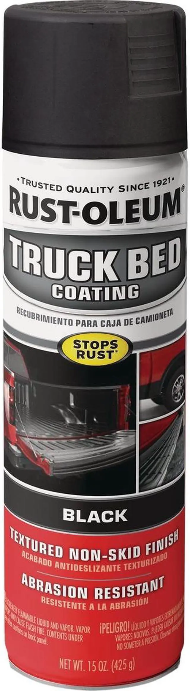Alt view image 4 of 8 - RUST-OLEUM 248914 15 oz. Non Skid Black Truck Bed Coating
