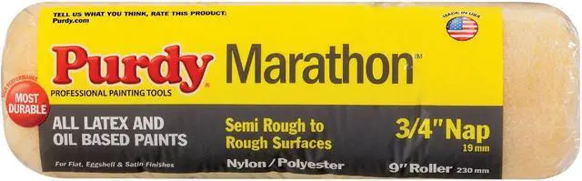 Main image of Purdy Marathon 9 In. x 3/4 In. Knit Fabric Roller Cover 144602094