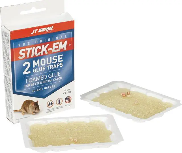 Alt view image 4 of 4 - JT Eaton Stick-Em Glue Mouse Trap (2-Pack) 233N