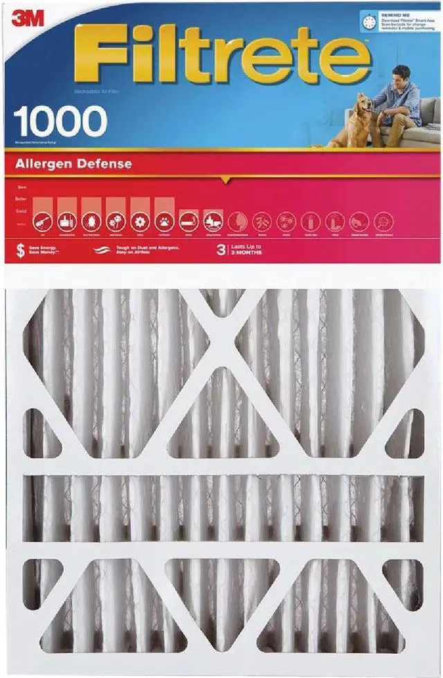 Alt view image 2 of 3 - 3M 20x25 2pk Allergn Filter 9803-2PK-HDW